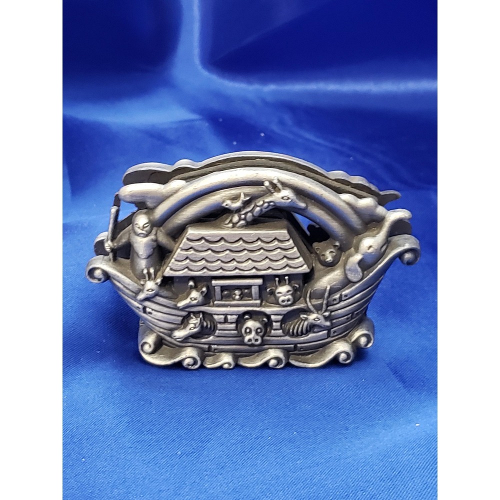 Pewter Noah's Ark Business Cardholder